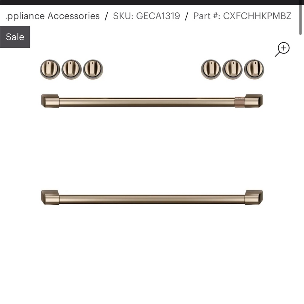 GE Cafe Brushed Bronze - oven accessory kit